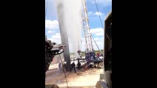 Oilfield rig blow out [upl. by Bumgardner335]