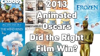 Animated Oscars 2013 Did the Right Film Win [upl. by Zile625]