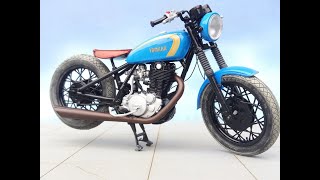 Aoshima 112 Yamaha SR400  Bobber Conversion [upl. by Elkraps946]