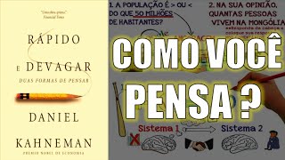 RÁPIDO E DEVAGAR DUAS FORMAS DE PENSAR  DANIEL KAHNEMAN [upl. by Eiramit989]