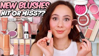 I TRIED EVERY NEW BLUSH LAUNCH…YES MORE [upl. by Ythomit37]