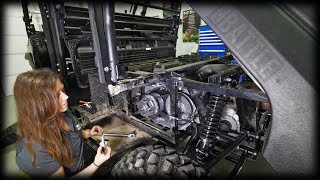 How to changereplaceinspect the drive belt on Kawasaki Mule  Maintenance Matters  SuperATV [upl. by Atteynod]