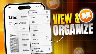 How to View amp Organize Your Library on Apple Books  Quick Guide to the iPhone Books App [upl. by Goggin]