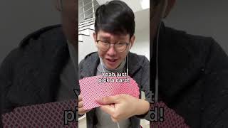 Sub to hubertceo  Magician Pick Any Card 🎴 shorts [upl. by Takara]