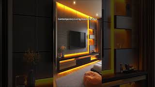 Stylish TV Wall Design Ideas 2025 interiordesign tvwall [upl. by Kramal112]