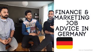 JOB ADVICE FOR FINANCE AND MARKETING IN GERMANY LETSTALKTODAY [upl. by Aicinad]