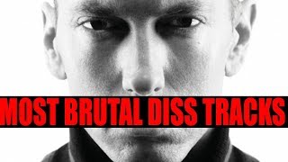 Eminems 10 Most Brutal Diss Tracks [upl. by Enovad]