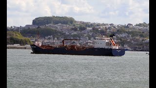 OIL PRODUCTS TANKER SOLWAY FISHER ARRIVES AT THE PORT OF PLYMOUTH FROM IMMINGHAM DOCKS [upl. by Acsicnarf919]