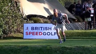 Global competitors race in British Speedgolf championships [upl. by Nrublim]