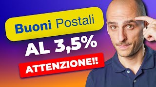 Buoni Postali Premium al 35 Conviene Investire  Analisi e Alternative [upl. by Sisi]