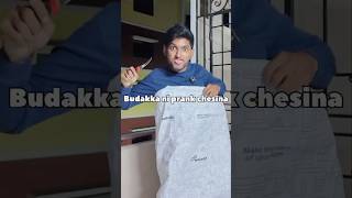 Buddakka ni prank chesina sister prank funny trending shorts [upl. by Esme]