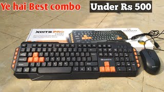 Amkette Xcite Pro USB Keyboard and Mouse Combo [upl. by Eniluqcaj283]