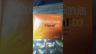 Cipcal D3 Granules 1 gm is used to treat low blood calcium levels calciumpowder calciumsupplement [upl. by Odradlig]