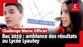 Bac 2019  ambiance des résultats au Lycée Lyautey [upl. by Aysab]