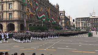 Desfile militar 2018 Orgullo Mexicano [upl. by Azmuh]