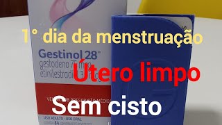 Gestinol 28tratamento de cisto simples e evita gravidez [upl. by Goulden]