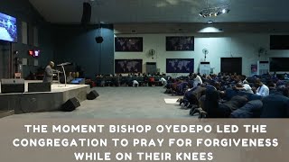 BISHOP OYEDEPO AND ALL WINNERS PRAYS ON THEIR KNEES [upl. by Cosme912]