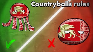 Countryballs Rules  HOW TO DRAW COUNTRYBALLS CORRECTLY PART 5 [upl. by Noreht]