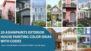 20 asian paints Exterior House Painting Color Ideas With Codes  EXTERIOR PAINT COLOURS [upl. by Ellehsad]