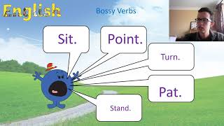 English Bossy Verbs Lesson Introduction [upl. by Annodal208]