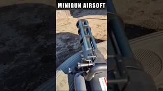 😱 AIRSOFT MINIGUN 😱 ▬ fail airsoft funny [upl. by Corine]