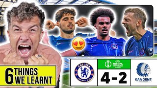 6 THINGS WE LEARNT FROM CHELSEA 42 GENT [upl. by Suivatra486]