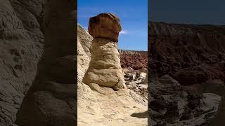 Hiking Toadstool Hoodoos Trail in Kanab Utah 🏜️🇺🇸 hoodoos utah hiking [upl. by Arracahs]