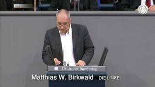 Matthias W Birkwald DIE LINKE SozialversicherungsStabilisierungsgesetz ist reine Flickschusterei [upl. by Tsnre17]