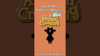 Top 10 Most Expensive Houses In Animal Crossing 5 shorts animalcrossing nintendo gaming data [upl. by Ainuj]