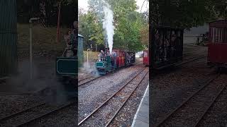 Chaloner on a passenger train at Leighton Buzzard Narrow Gauge Railway [upl. by Anitsrhc749]