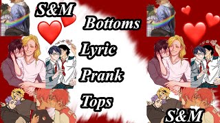 Bottoms lyric prank the tops sampm BakuDeku ShinKami SeroIida KiriTodo MicZawa MHA [upl. by Carli331]