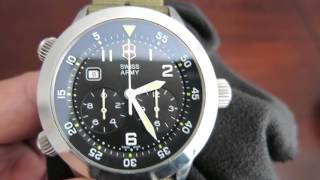 How to reset the Chronograph on a Victorinox Swiss Army Watch [upl. by Thatcher701]