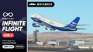 Infinite Flight Live Long Haul Fridays Baku to Gran Canaria 01NOV24 [upl. by Any901]