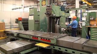 Giddings amp Lewis 5quot Model G50T CNC Table Type Horizontal Boring Mill New 1982 [upl. by Minabe]