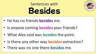 Sentences with Besides Besides in a Sentence Example Sentences about Besides sentences grammar [upl. by Hilliard409]