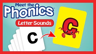 Meet the Phonics  Letter Sounds  Video Flashcards  Preschool Prep Company [upl. by Sewole18]