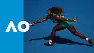 Tatjana Maria v Serena Williams match highlights 1R  Australian Open 2019 [upl. by Vallery]