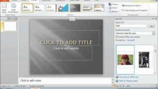 PowerPoint 2010 Using Design Templates [upl. by Lach]