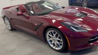 2016 Corvette Z51 spice red convertible [upl. by Nosrac744]