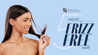 5 FrizzFree Natural Hair Hacks  Best Home Remedies For Frizzy Hair  Aroma Magic [upl. by Eugor]