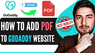 How To Add PDF To GoDaddy Website 2024 [upl. by Katharina873]