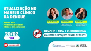 Atualização no Manejo Clínico da Dengue  2024 [upl. by Pachston]