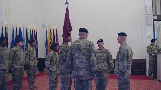 US Army Health Clinic Ansbach Change of Command Ceremony [upl. by Livingstone]