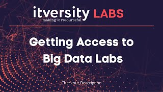 Getting Access to Big Data Labs [upl. by Zulema685]