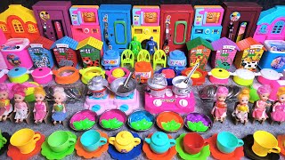 8 Minutes Satisfying with Unboxing Hello Kitty Sanrio Kitchen Set  ASMR Tiny Toys Kitchen Set [upl. by Garry431]