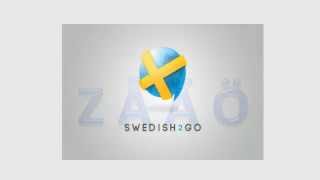 Swedish alphabet  Svenska alfabetet  Learn Swedish  Swedish2go [upl. by Lierbag412]