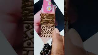 Finger mehndi design 🥰 [upl. by Krell]