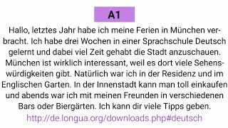 A1 A2 B1  Texte schreiben Essay Writing German Deutsch lernen Test Deutsche Grammatik essay [upl. by Uyerta]