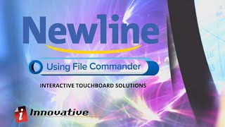 Interactive Touchboard NEWLINE TRUTOUCH RS File Commander [upl. by Ilesara]