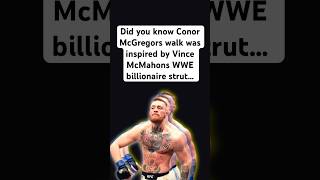 Conor McGregor stole this walk from Vince McMahon conormcgregor vincemcmahon ufc wwe memes [upl. by Molli]